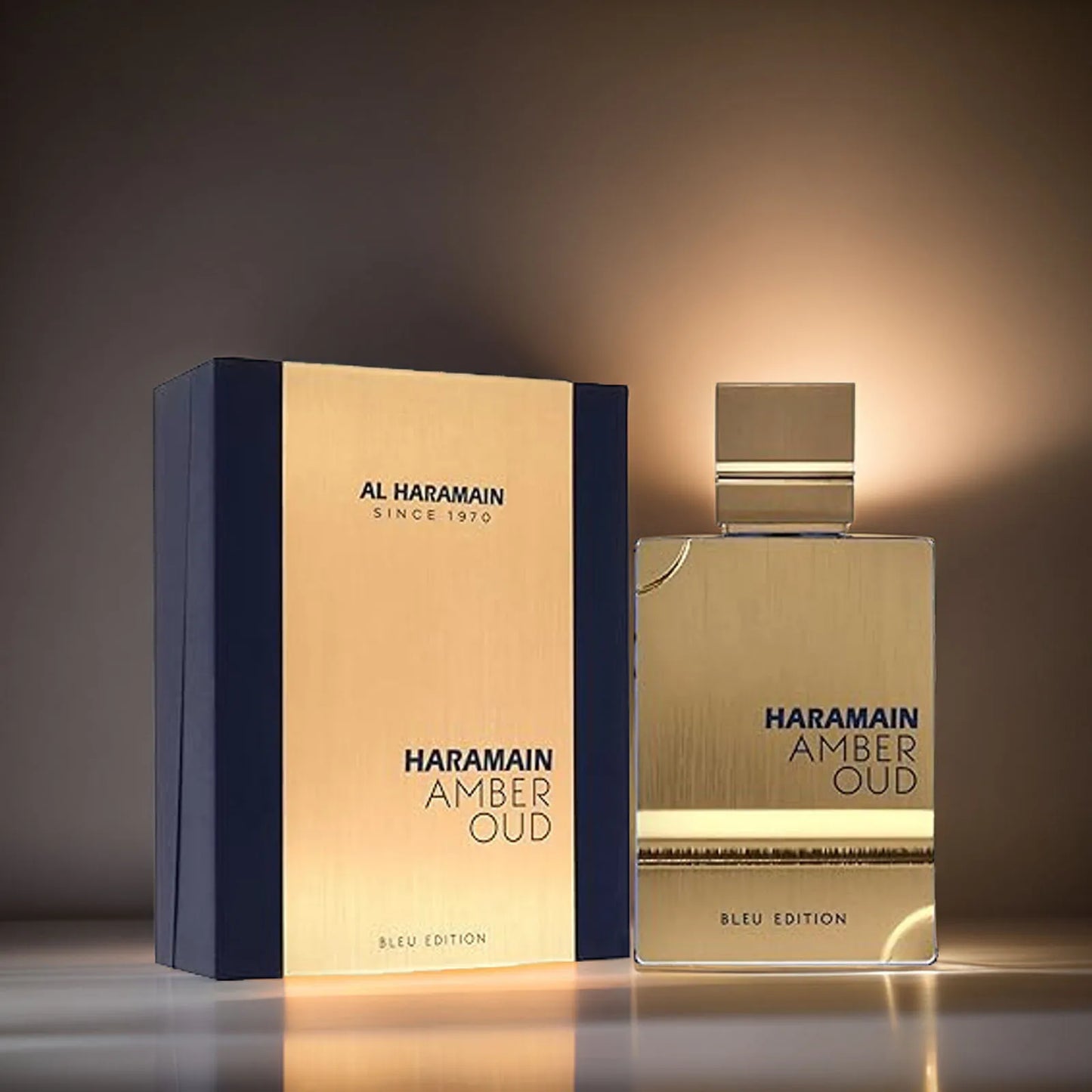 Al Haramain Oud Blue Edition Eau de Parfum Toilette Spray For Men Cologne 2.0 Oounce Long-lasting Fragrance Best Lover Gift