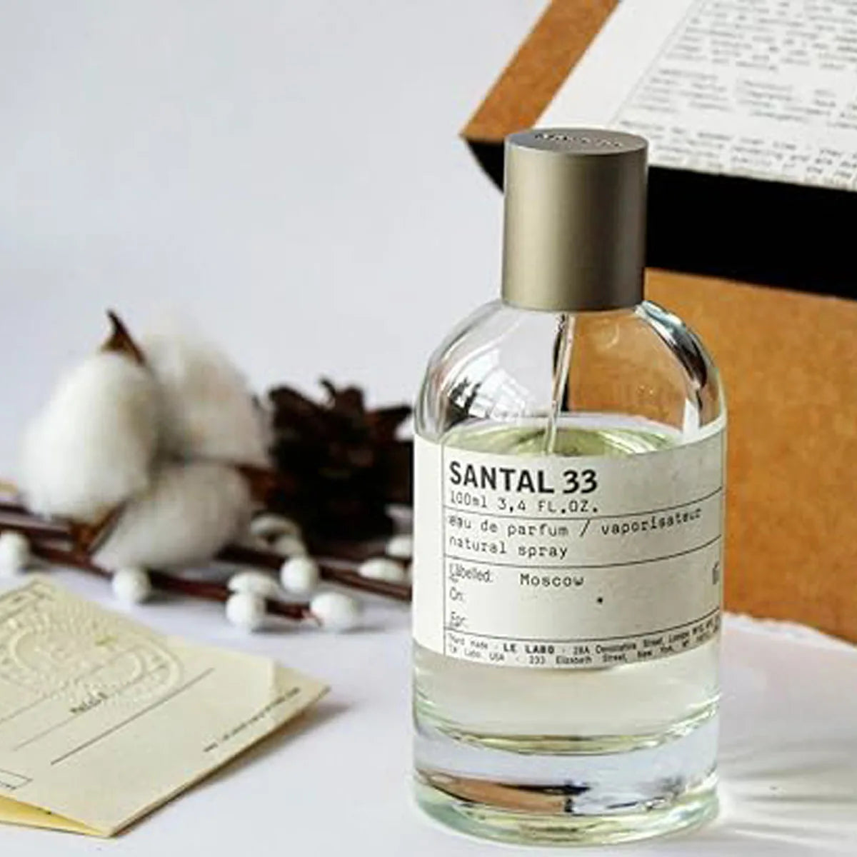 LeLabo Santal No.33 Perfume - Eau De Parfum Inspired By Santal 33 Long-Lasting Men's & Women's Cologne 100 ml 3.4 OZ Best Gifts