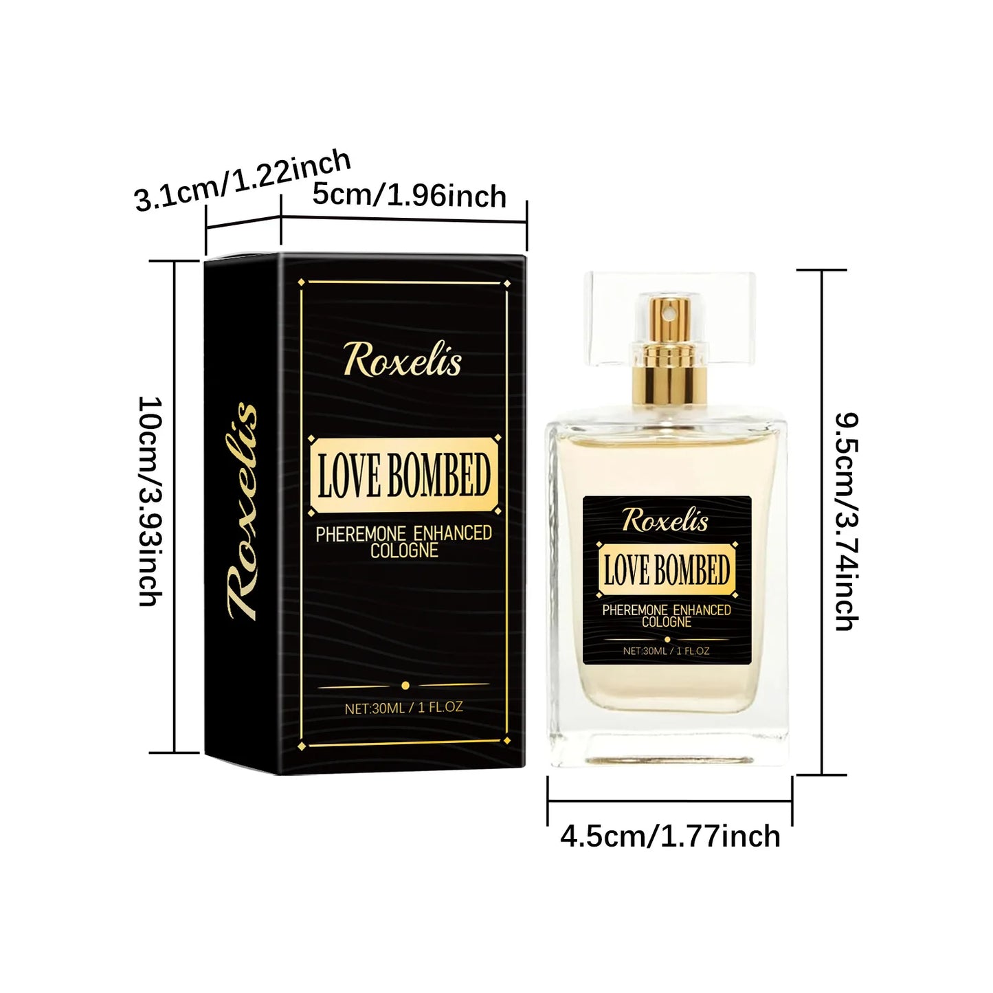 Roxelis 30ml Man Pheromone Cologne Perfume Dating Attract Flirting Long Lasting Scent Gentlemen Charm Body Fresh Perfume Spray