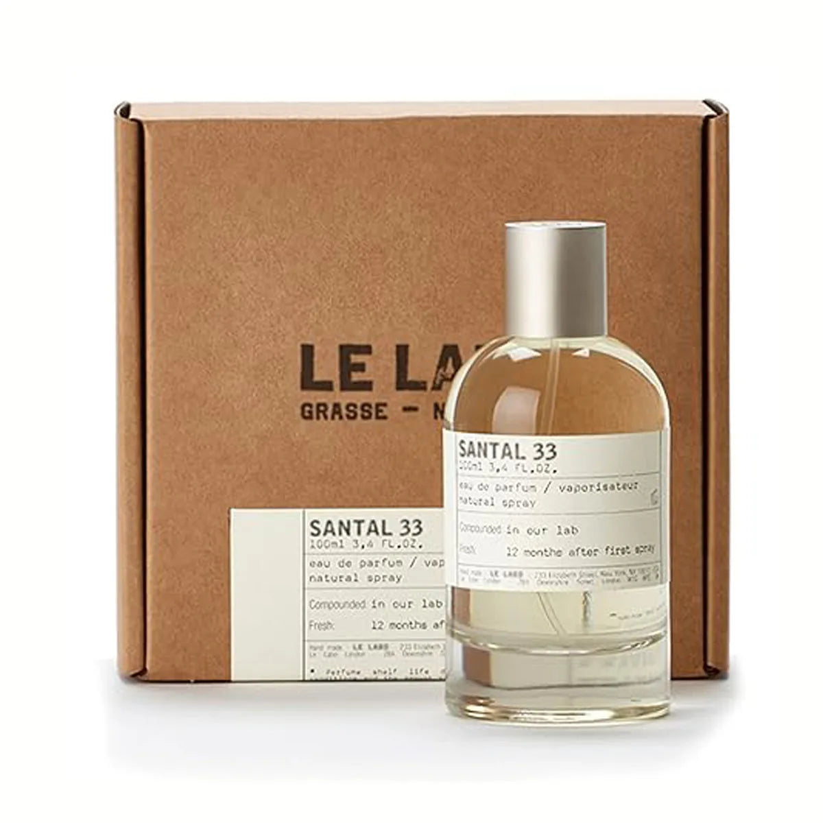 LeLabo Santal No.33 Perfume - Eau De Parfum Inspired By Santal 33 Long-Lasting Men's & Women's Cologne 100 ml 3.4 OZ Best Gifts