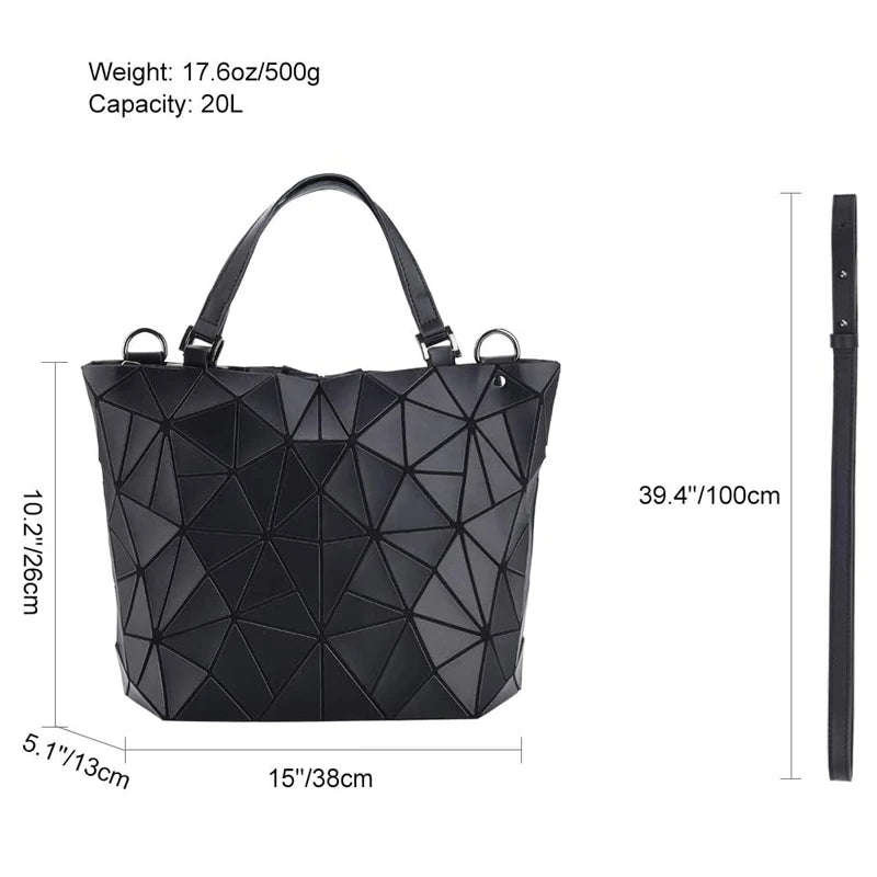 2024 New Designer Bags For Women Ladies Geometric Bao Bag Handbags Matte Black Shoulder Crossbody Tote Purses Bucket Messenger