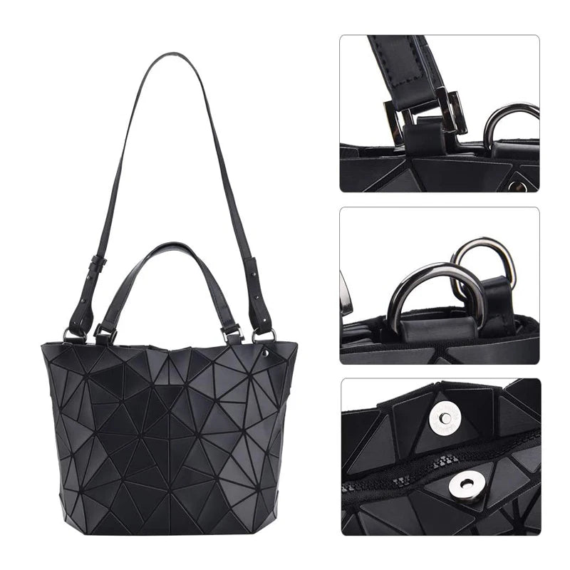 2024 New Designer Bags For Women Ladies Geometric Bao Bag Handbags Matte Black Shoulder Crossbody Tote Purses Bucket Messenger