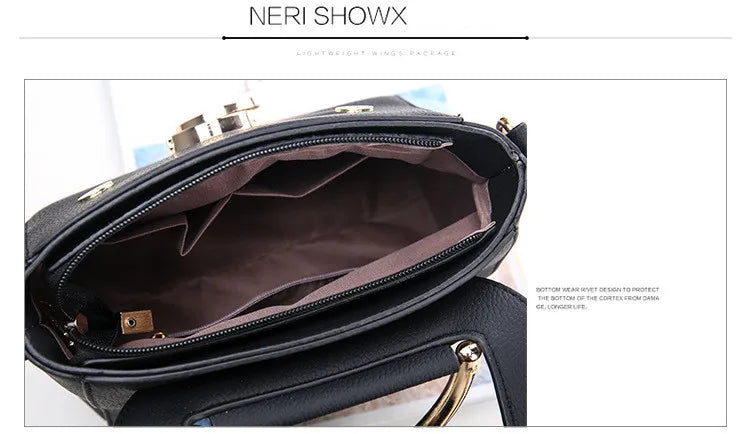 Women Bags Luxury Handbags Famous Designer Women Messenger Bags Casual Tote Designer High Quality 2019 NEW Interior Slot Pocket