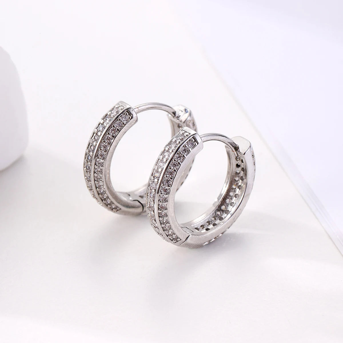 Fashion ring zirconia pendant earrings ladies high-grade jewelry daily wear female popular accessories for men and women