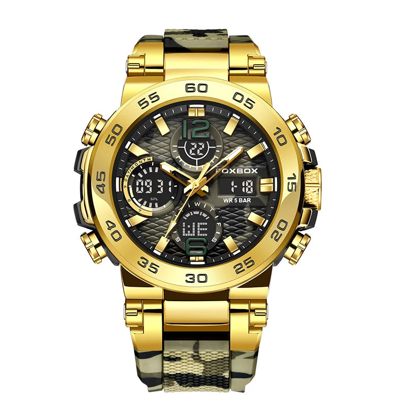 LIGE Digital Men Military Watch 50m Waterproof Wristwatch LED Quartz Clock Sports Watch Male Big Watches Men Relogios Masculino