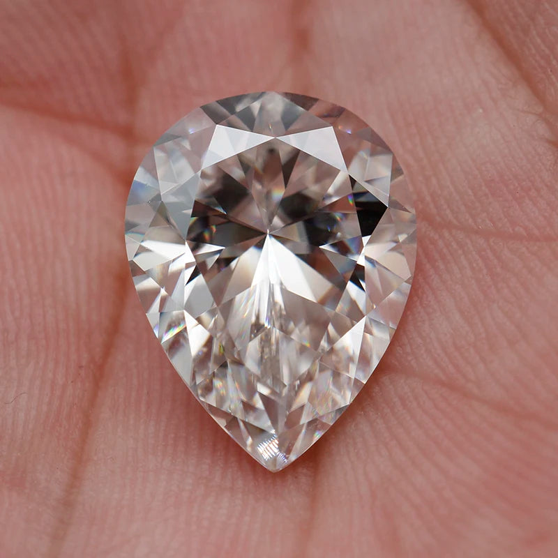 D Color Moissanite Stone Round / Oval / Pear / Radiant / Emerald / Heart / Princess / Cushion / Asscher /Trilliant Cut 1.0-5.0ct