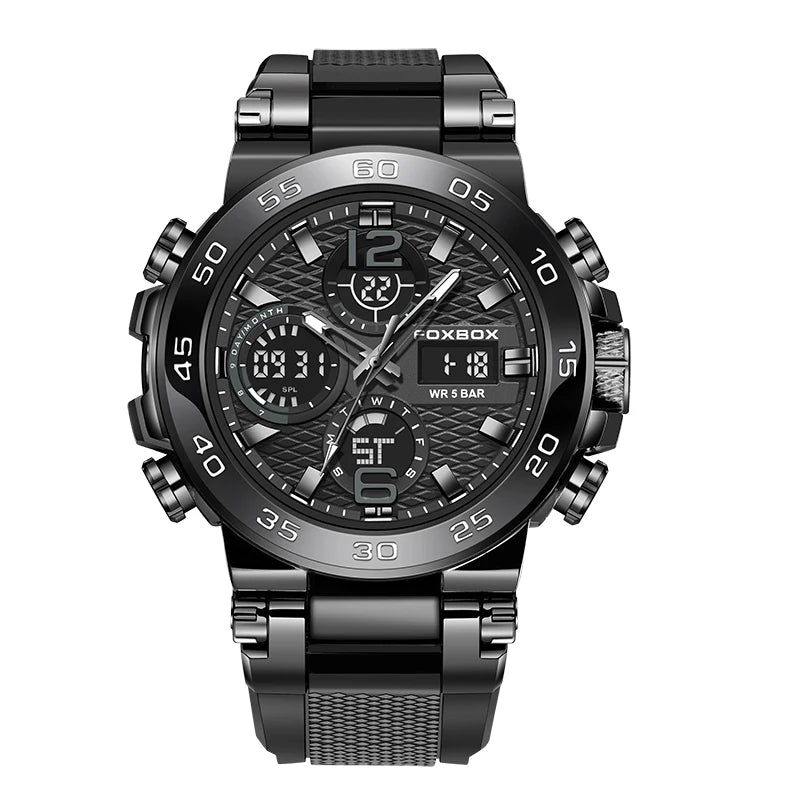 LIGE Digital Men Military Watch 50m Waterproof Wristwatch LED Quartz Clock Sports Watch Male Big Watches Men Relogios Masculino