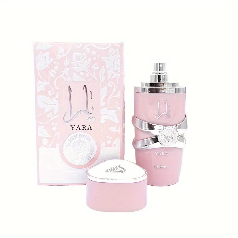 LATTAFA Eau de Toilette for Women, Yara Eau de Toilette, Long Lasting Imported Eau de Toilette 3.40 FL OZ/100 ml, Packaging 1 Pi