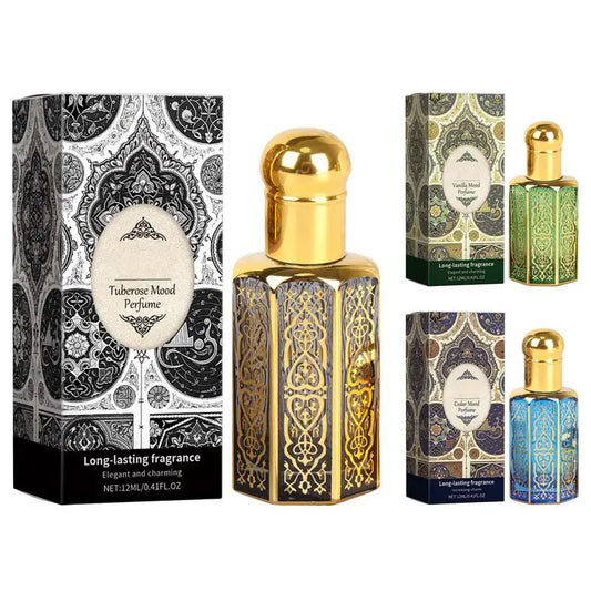 12ml Portable Arabian Perfume Charming Perfume Long Lasting  Releasing Charm Fragrance Stylish Arabian Perfume for Women and Men