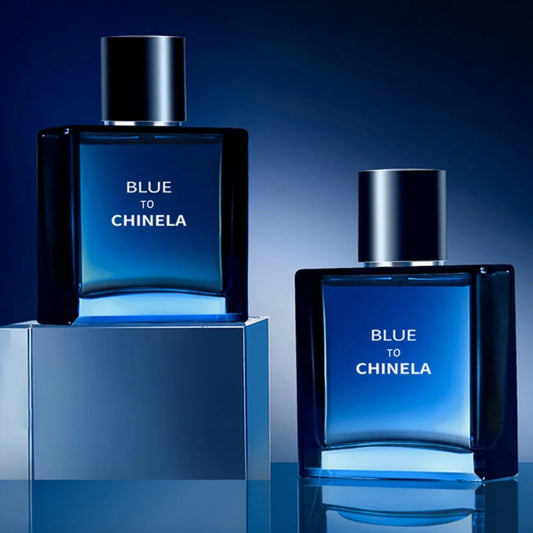 Bleu Men's Cologne – Long-lasting Fresh Scent, Masculine Charm, Natural & Light Fragrance for Students