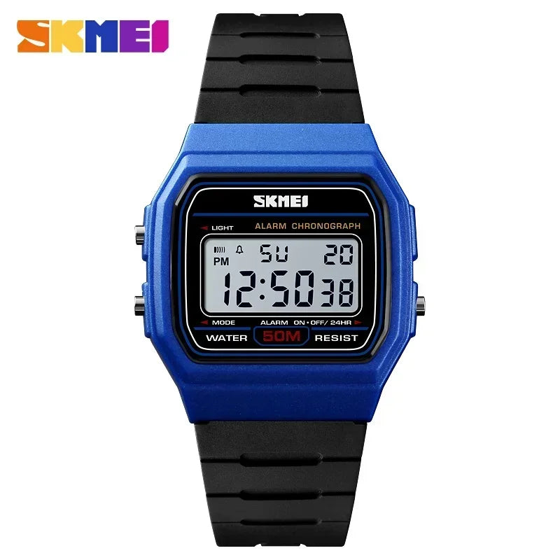 SKMEI 1412 Fashion Women Digital Watch Waterproof Display Date Week Female Wristwatch Sports Couple Watches Relogio Feminino