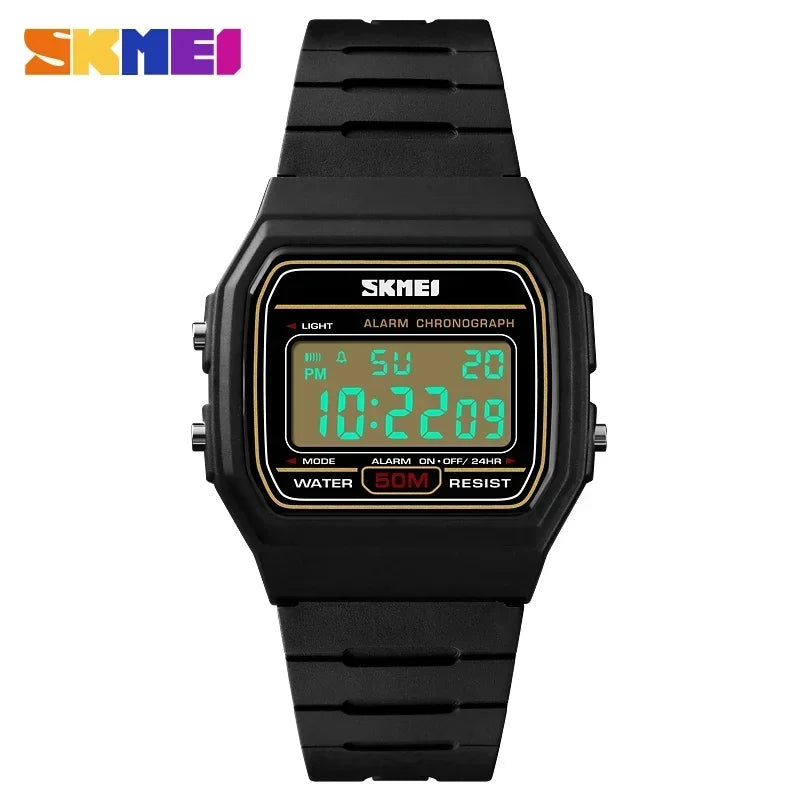 SKMEI 1412 Fashion Women Digital Watch Waterproof Display Date Week Female Wristwatch Sports Couple Watches Relogio Feminino