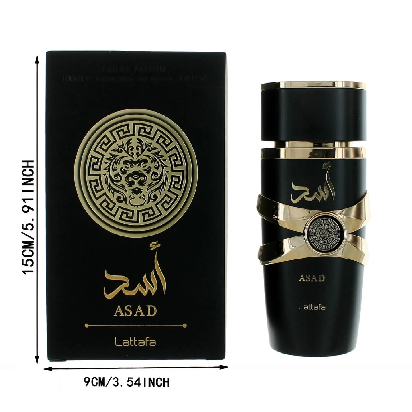 LATTAFA Black Yara Eau de Toilette, Black Arabian Eau de Toilette, Black Eau de Toilette Spray, Long Lasting Imported Eau de Toi