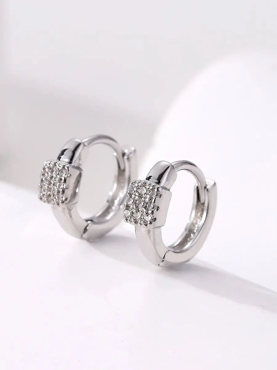 Fashion ring zirconia pendant earrings ladies high-grade jewelry daily wear female popular accessories for men and women