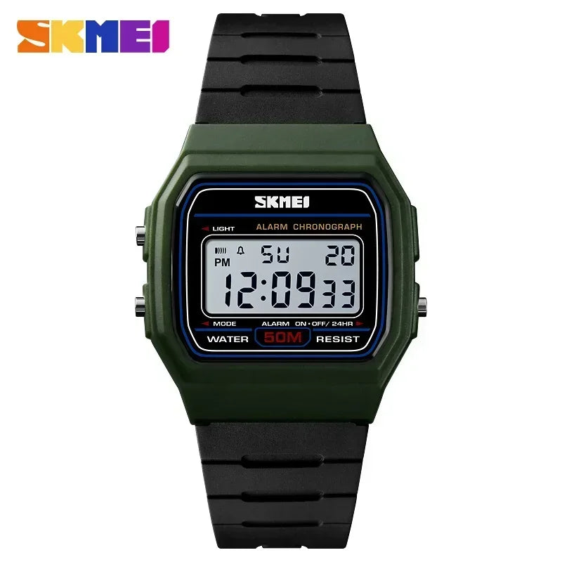 SKMEI 1412 Fashion Women Digital Watch Waterproof Display Date Week Female Wristwatch Sports Couple Watches Relogio Feminino