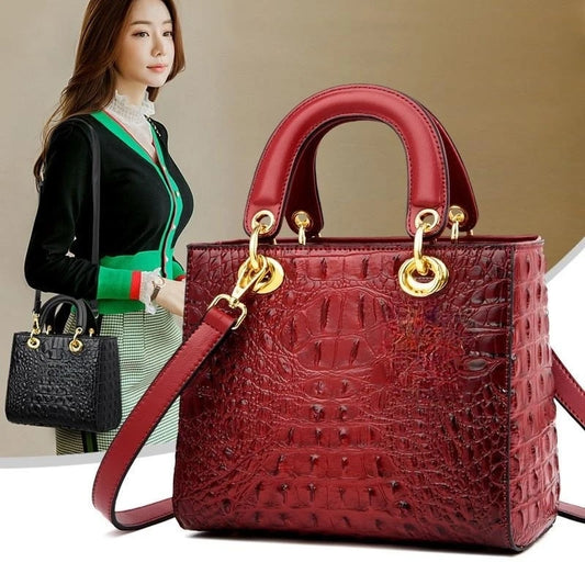 High Quality Luxury Brand Designer Leather Handbags Shoulder Bag For Women Hand Bag Crocodile Totes Purses Ladies Messenger Bags