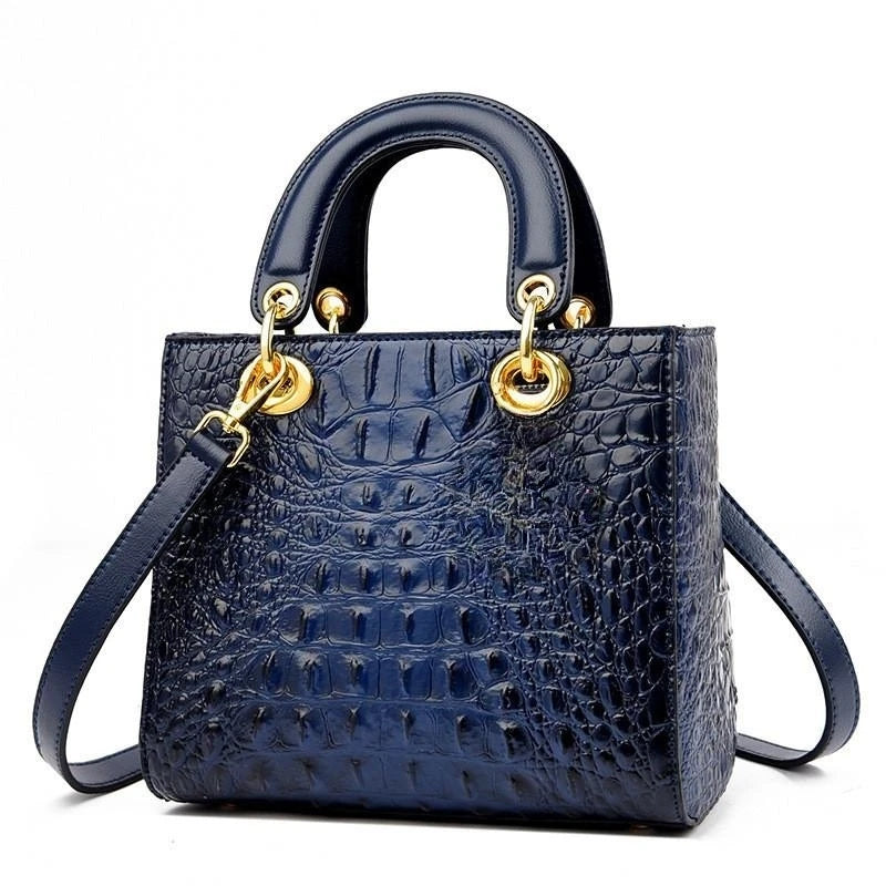 High Quality Luxury Brand Designer Leather Handbags Shoulder Bag For Women Hand Bag Crocodile Totes Purses Ladies Messenger Bags