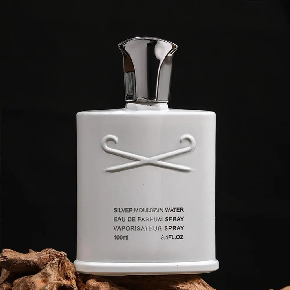 New Luxury Refreshing Light Men Perfume 100ml Silver Mountain Water Scent Perfume Charm Cologne Spray Long-Lasting Body Mist