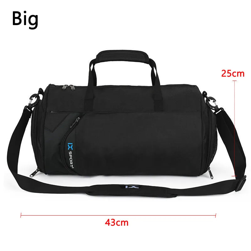 IX Large Gym Bag Fitness Bags Wet Dry Training Men Yoga For Shoes Travel Shoulder Handbags Multifunction Work Out Swimming Bag