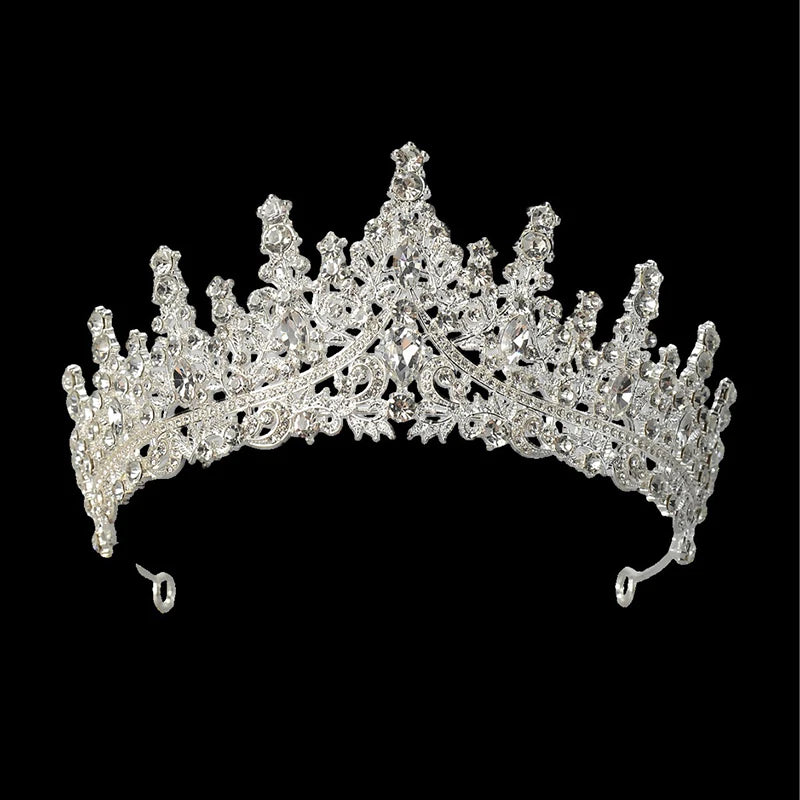 1pc Bridal Wedding Hair Accessory Crown Luxurious Rhinestone Ball Birthday Gift Fashionable Jewelry Headbands Bar Mitzvah Crown