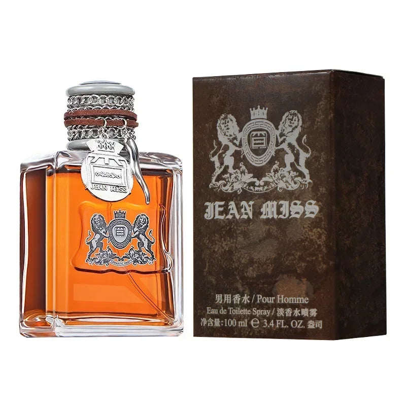 Jeanmiss 100ML Perfume Oud Wood Men Sandalwood Perfume Spray Flirting Pheromone Long Lasting Romance Valentine's Day Gift