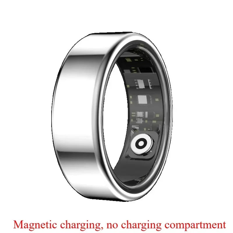 Smart Rings Steps Heart Rate Blood Oxygen Saturation Sleep Distance Calories IP68 Smart Ring Waterproof Multi-sport Mode Tracker