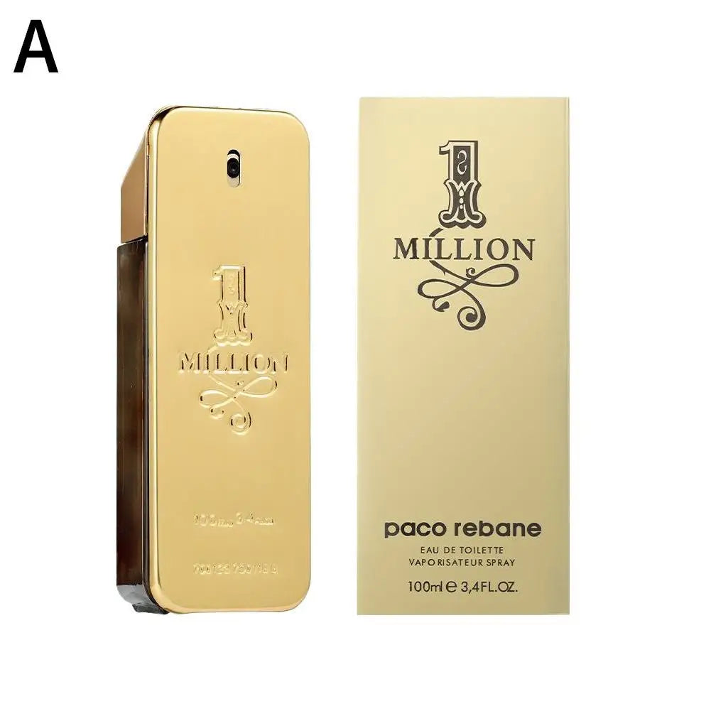 Golden Millionaire Perfume Wood Leather Note Charming Men's Perfume Deep Aroma Male Fragrance 100ml