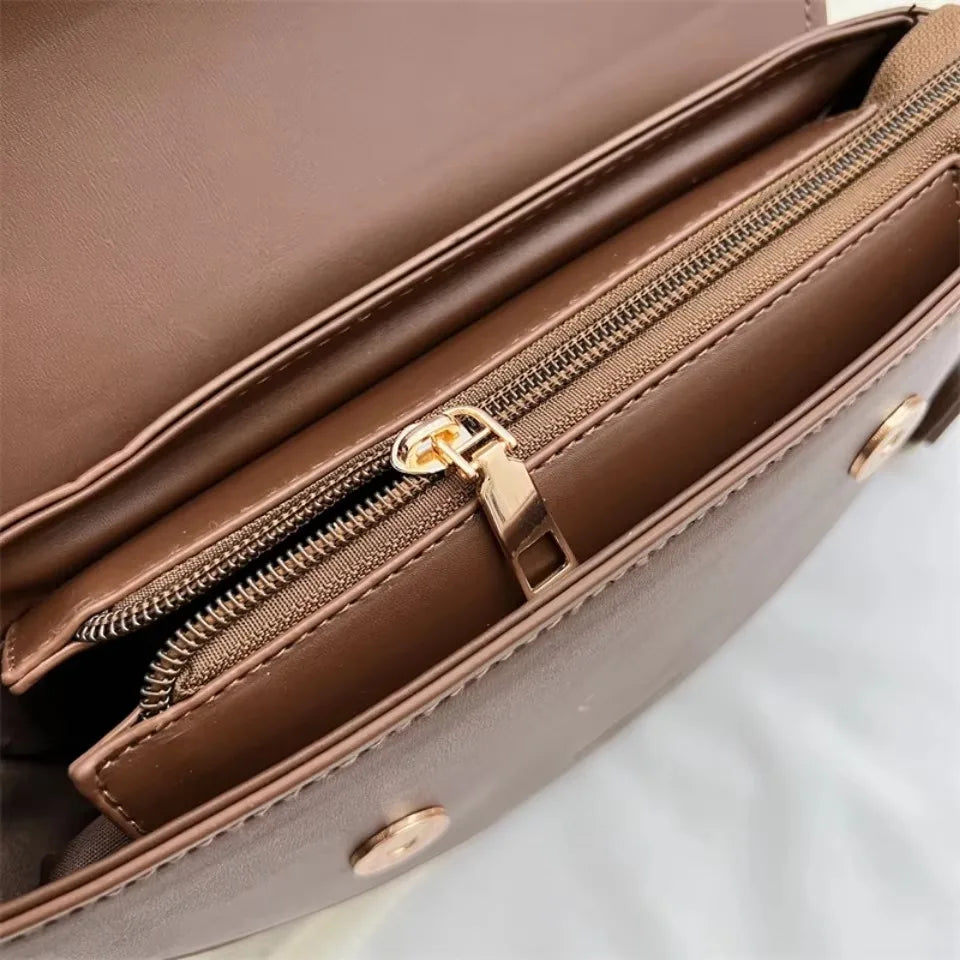 Brand Leather 3 Layers Alligator Crossbody Bag for Women Female Shoulder Messenger Sac Luxury Designer Ladies Handbags