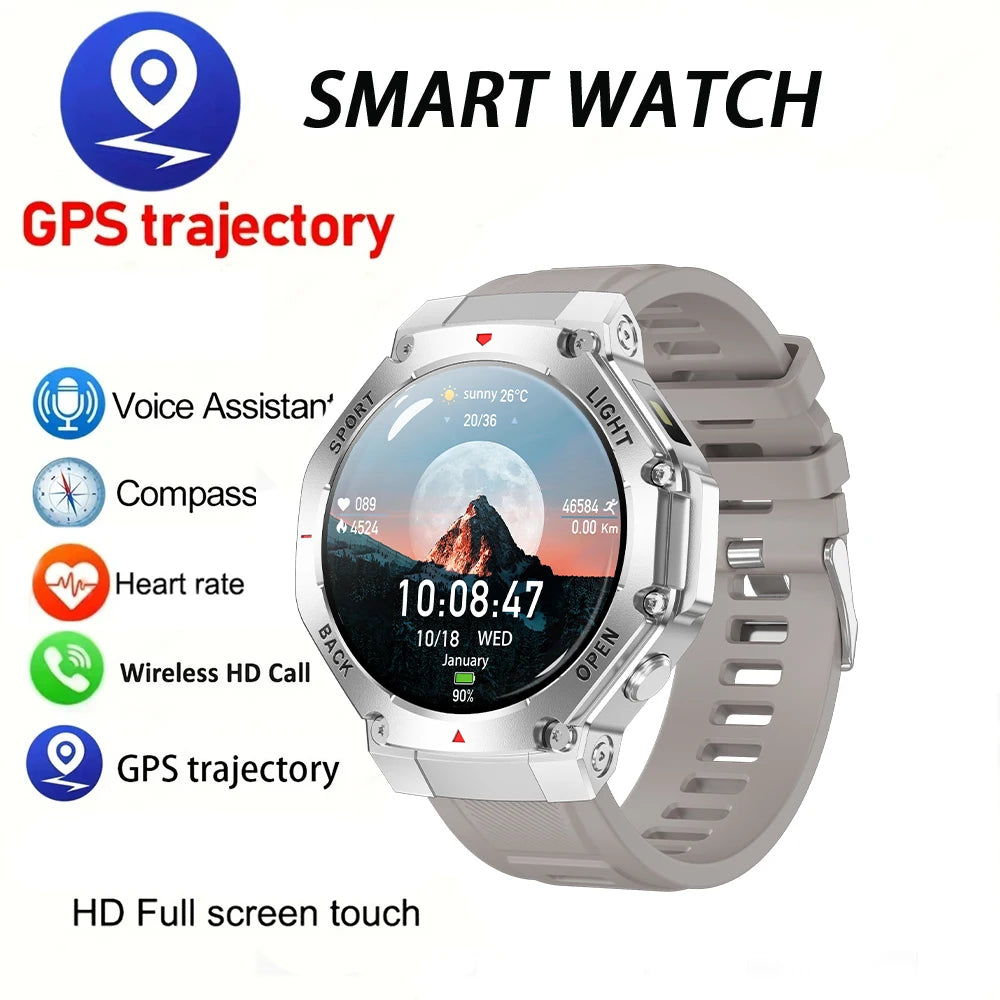 2025 New LED Smart Watch Men's HD AMOLED Bluetooth Call Waterproof Smartwatch Heart Rate Monitoring Women's Health Smart Watches