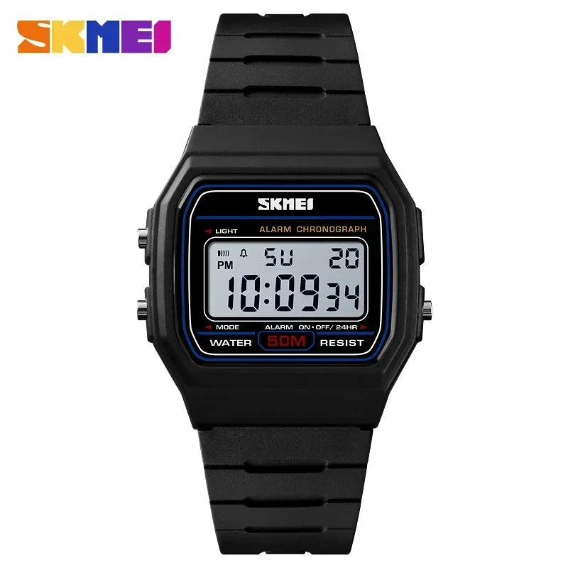 SKMEI 1412 Fashion Women Digital Watch Waterproof Display Date Week Female Wristwatch Sports Couple Watches Relogio Feminino