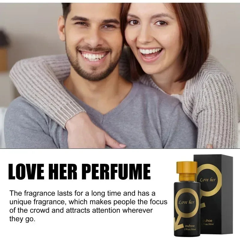 50ml Attractive Pheromone Men Perfumes Fragrances Natural  Attracts Dating Women Fragrance Long Lasting Romantic Pheromones