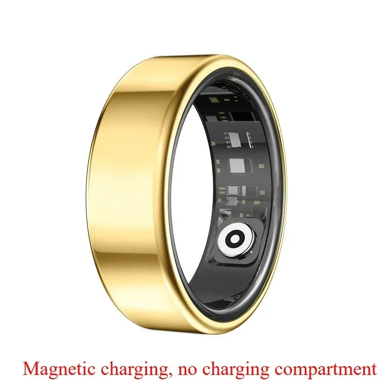 Smart Rings Steps Heart Rate Blood Oxygen Saturation Sleep Distance Calories IP68 Smart Ring Waterproof Multi-sport Mode Tracker