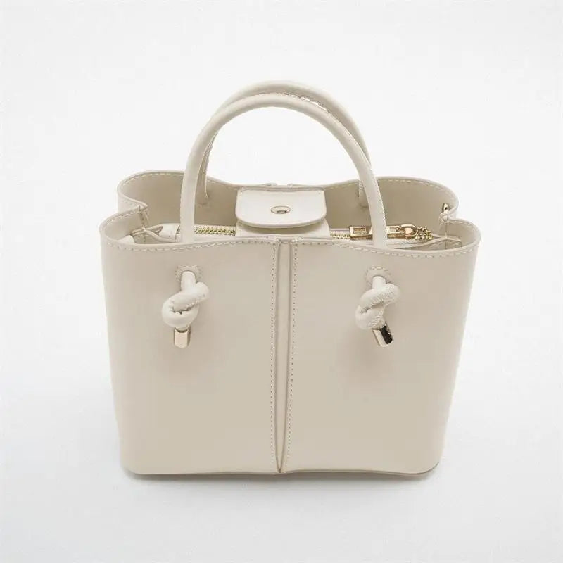 New Women's Bag, Leisure Handbag, Crossbody Bag, Niche Design, Leisure Bucket Bag Mini City Bag Detachable Cross-body Strap.