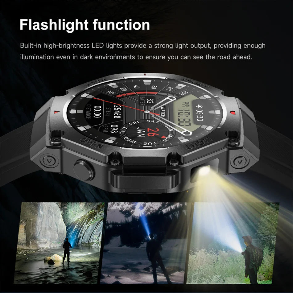 2025 New LED Smart Watch Men's HD AMOLED Bluetooth Call Waterproof Smartwatch Heart Rate Monitoring Women's Health Smart Watches