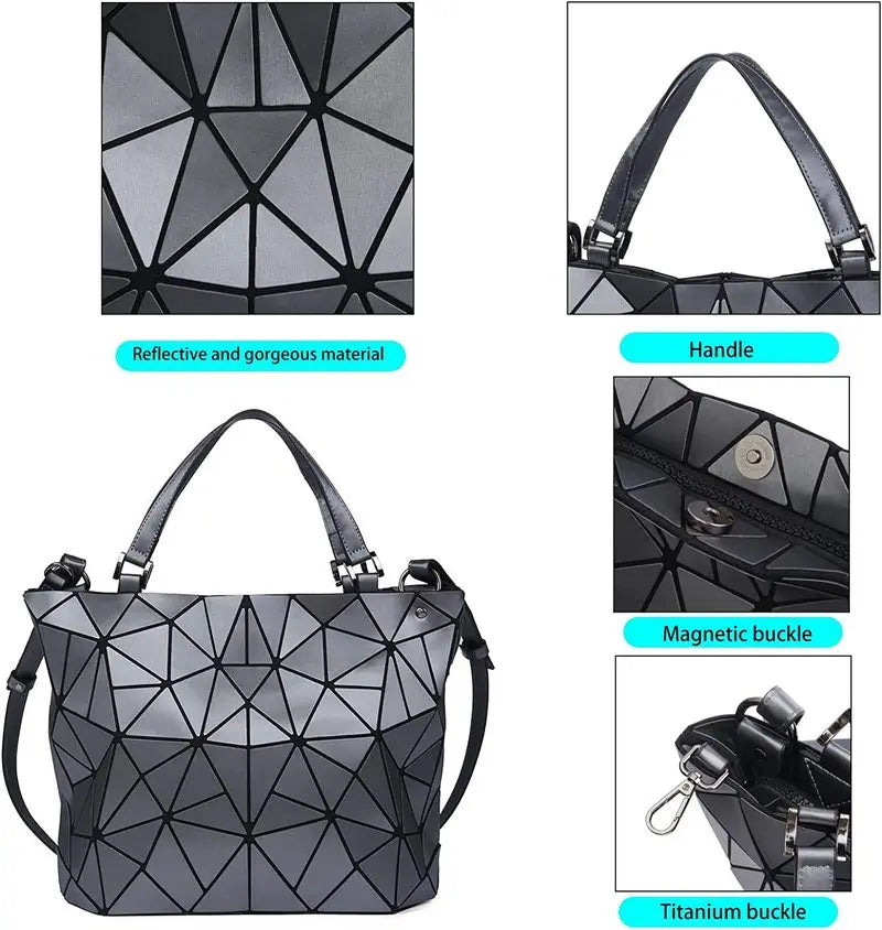 2024 New Designer Bags For Women Ladies Geometric Bao Bag Handbags Matte Black Shoulder Crossbody Tote Purses Bucket Messenger