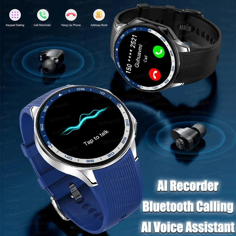 2024 New For OPPO Watch X Smart Watch 4G Memory Music Video Bluetooth Call IP68 Waterproof AMOLED Smartwatch For TWS Earphones ﻿