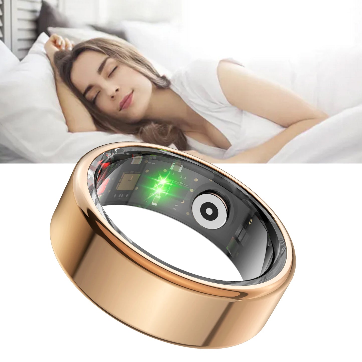 Fitness Smart Ring Smart Ring Bluetooth 5.1 Sleep Camera Remote Control Multiple Exercise Modes Wearable Fitness Ring Smart Ring