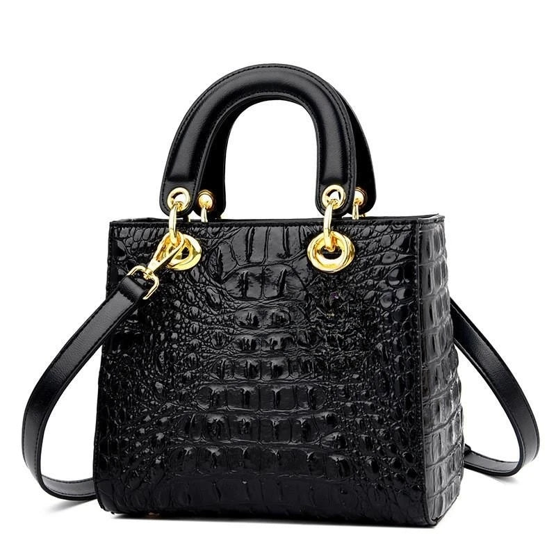 High Quality Luxury Brand Designer Leather Handbags Shoulder Bag For Women Hand Bag Crocodile Totes Purses Ladies Messenger Bags