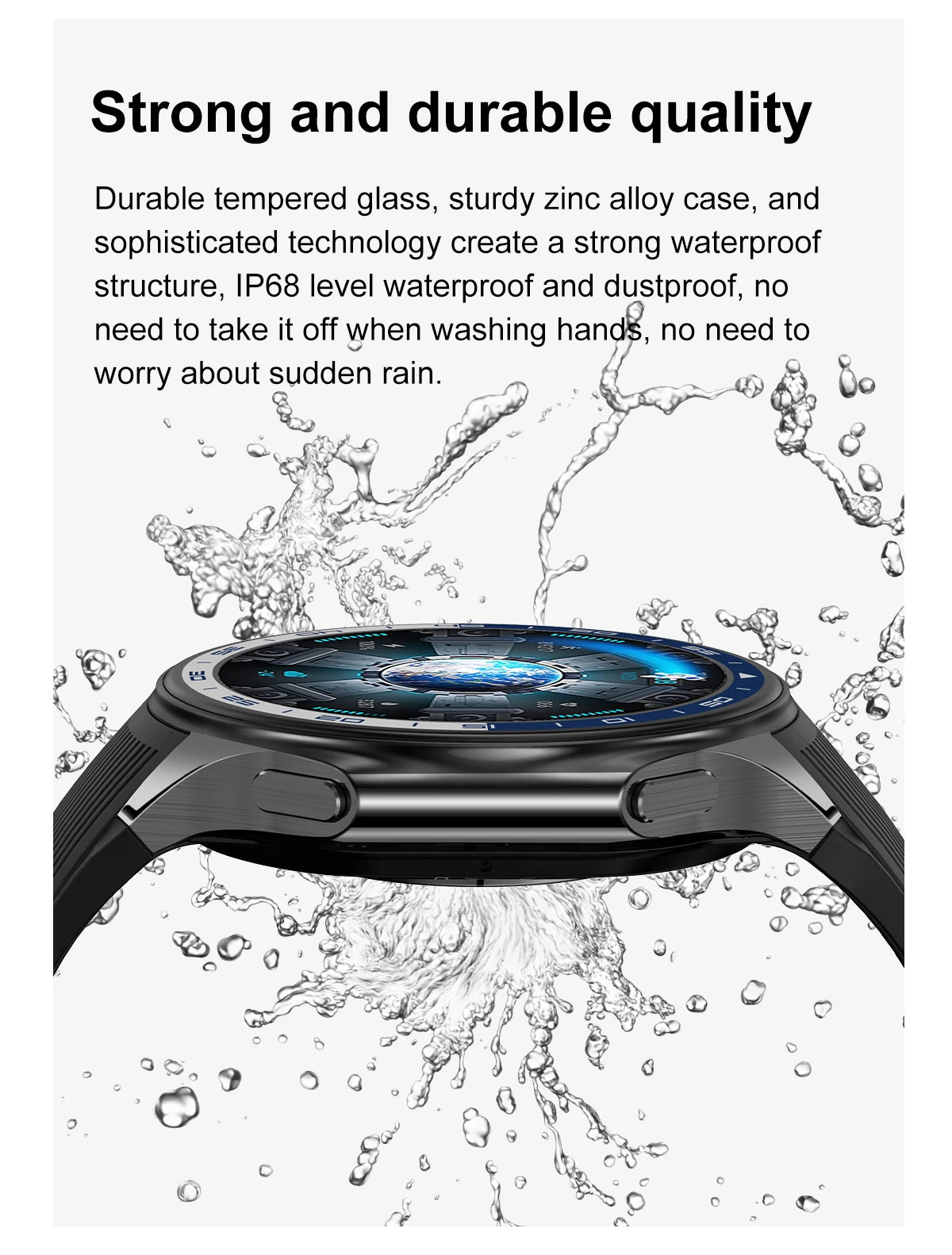 2024 New For OPPO Watch X Smart Watch 4G Memory Music Video Bluetooth Call IP68 Waterproof AMOLED Smartwatch For TWS Earphones ﻿