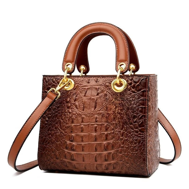 High Quality Luxury Brand Designer Leather Handbags Shoulder Bag For Women Hand Bag Crocodile Totes Purses Ladies Messenger Bags