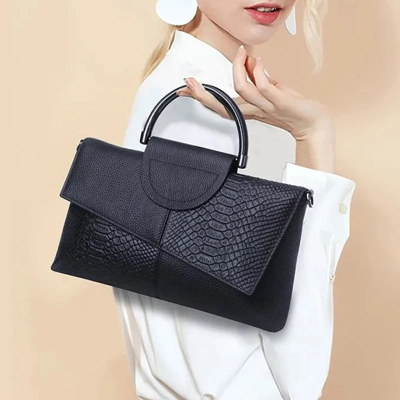 High Quality Soft PU Leather Handbag Women Luxury Purses Female Bag Designer Brand Ladies Shoulder Crossbody Bag