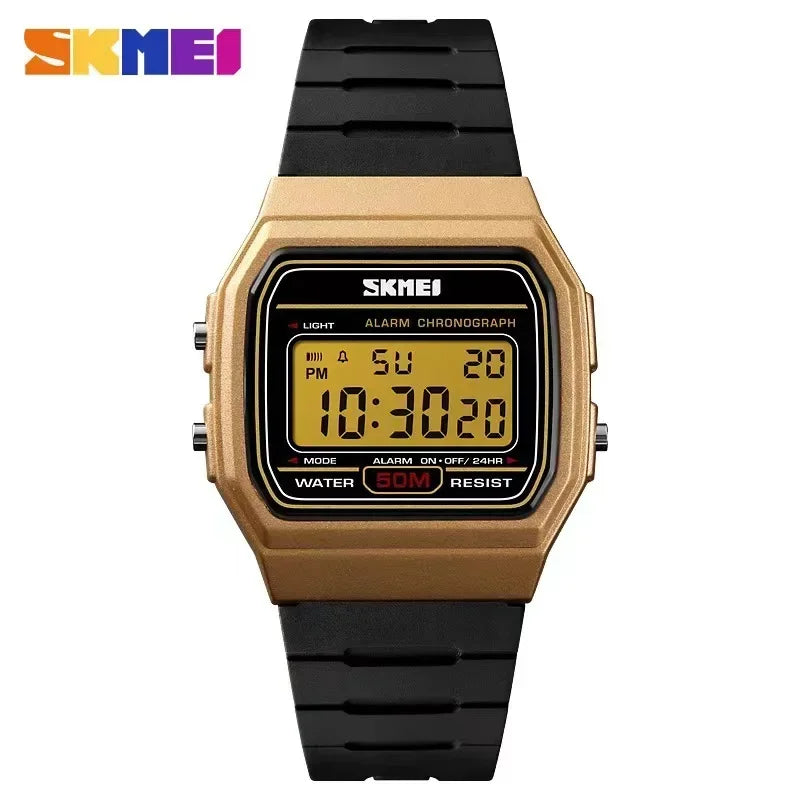 SKMEI 1412 Fashion Women Digital Watch Waterproof Display Date Week Female Wristwatch Sports Couple Watches Relogio Feminino